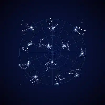 星空十二星座符号矢量素材宇宙英文字母太空科技星空矢量图星空矢量图