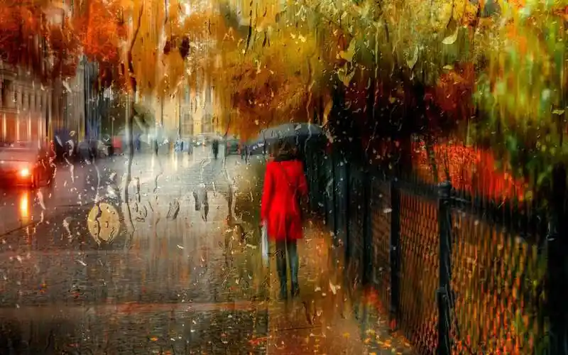 这一次我离开你,是风,是雨,是黑夜;你笑了,我一挥手,一条孤独的路就开