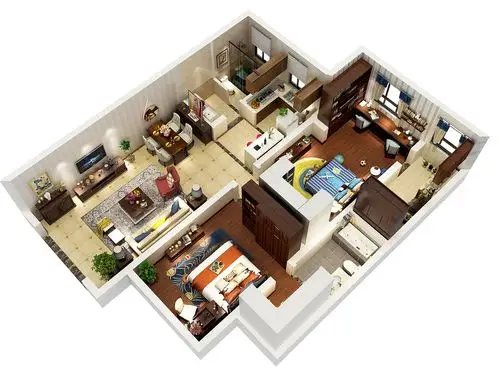 超美超酷的立体效果图来一波, 更细致容易做参考