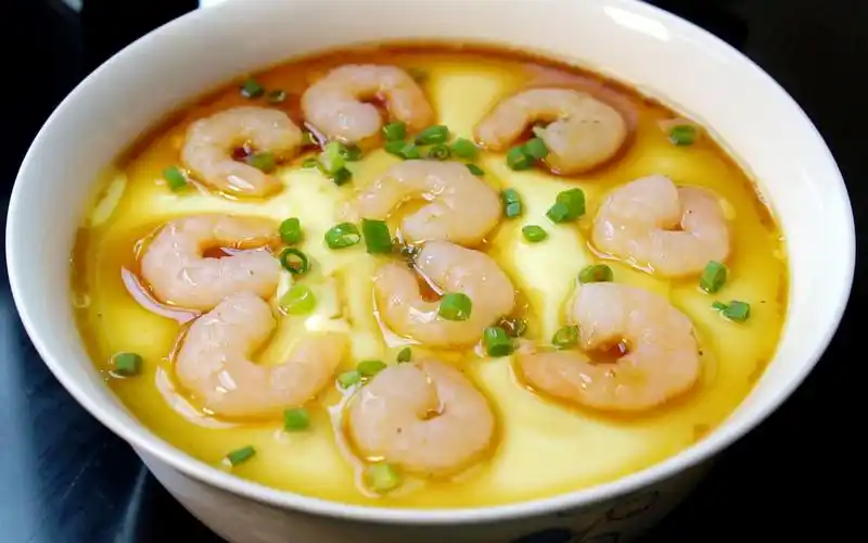 虾仁豆腐蒸蛋蒸鸡这样做真好吃久蒸滑嫩无蜂窝很多大厨都这么做我是