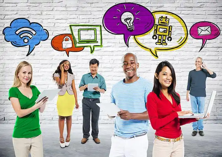 人,交际,沟通,多种族_高清图片_全景视觉