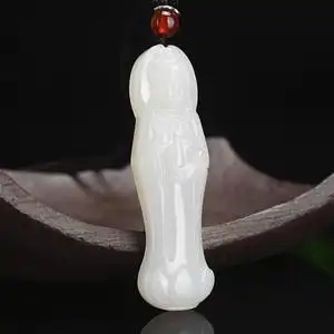 小号玉观音吊坠图片