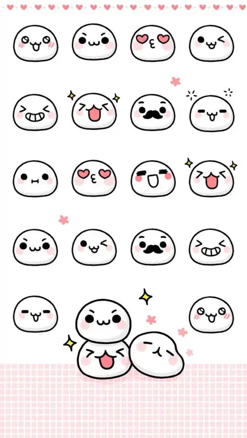 套图 萌萌的糯米团子