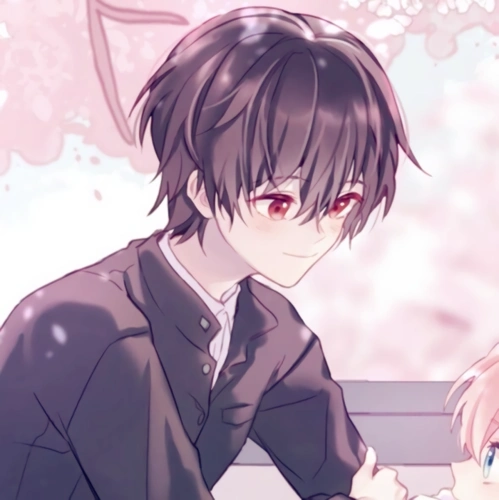 猫耳系二次元情侣头像主调粉不是源自本人出品