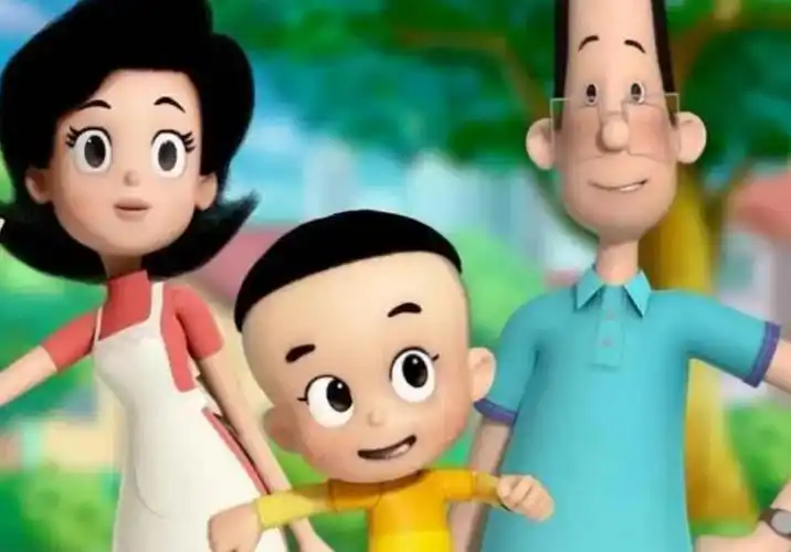 大头儿子和小头爸爸大头儿子是一个活泼可爱的小孩,他的小头爸爸能