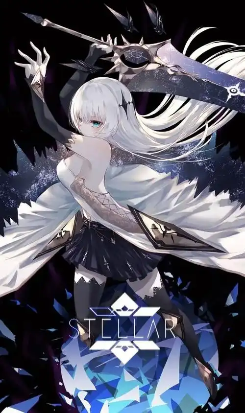 白发动漫壁纸女