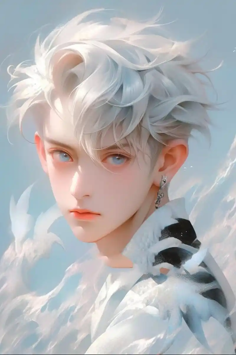 白发帅哥 | 高级 冷色 仙气