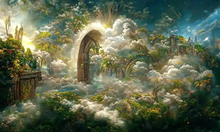 梦境花园唯美治愈小清新壁纸图片_桌面壁纸图片_壁纸下载-元气壁纸