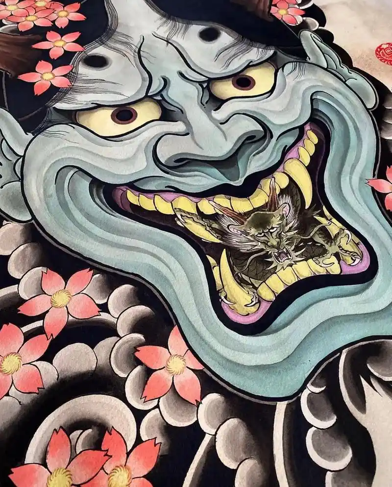 般若大满背.#纹身#日式老传统 #刺青 #纹身刺青 #tat - 抖音