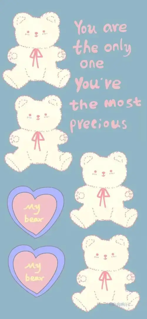 少女心卡通壁纸背景图