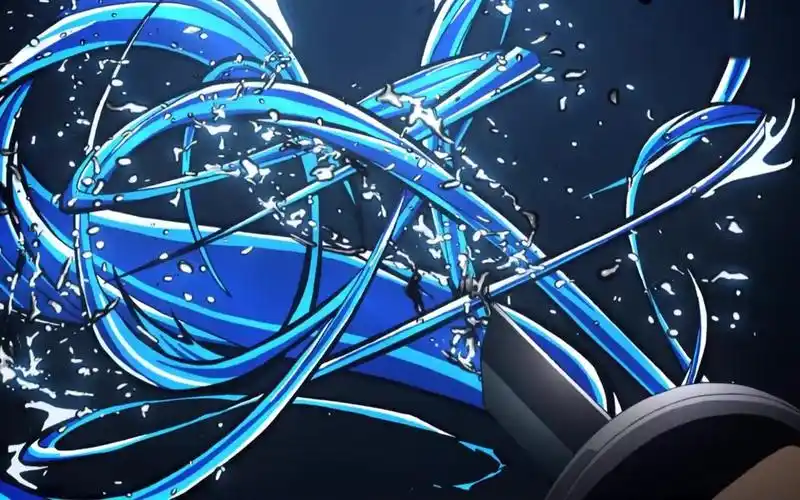 鬼灭之刃:水之呼吸十一型全集合,义勇太帅了!