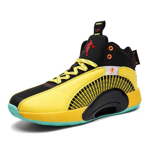 迈凯恩品牌新款aj35篮球鞋紫禁之巅郭艾伦款灰蓝红男女双气垫实战靴