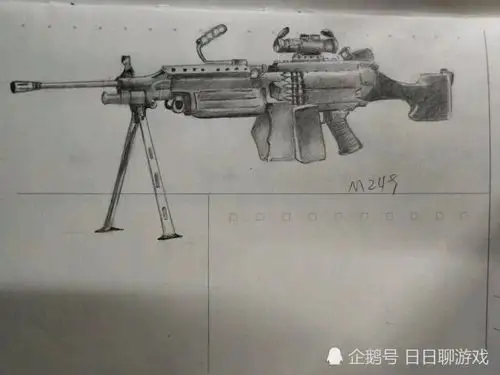 女玩家手绘吃鸡信号枪空投击倒状态让人拍案叫绝