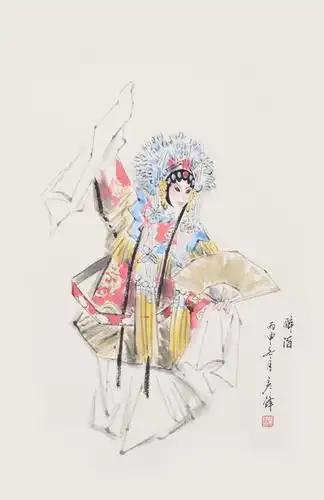 全民艺术联盟|书画家杜彦锋笔下的戏曲人物