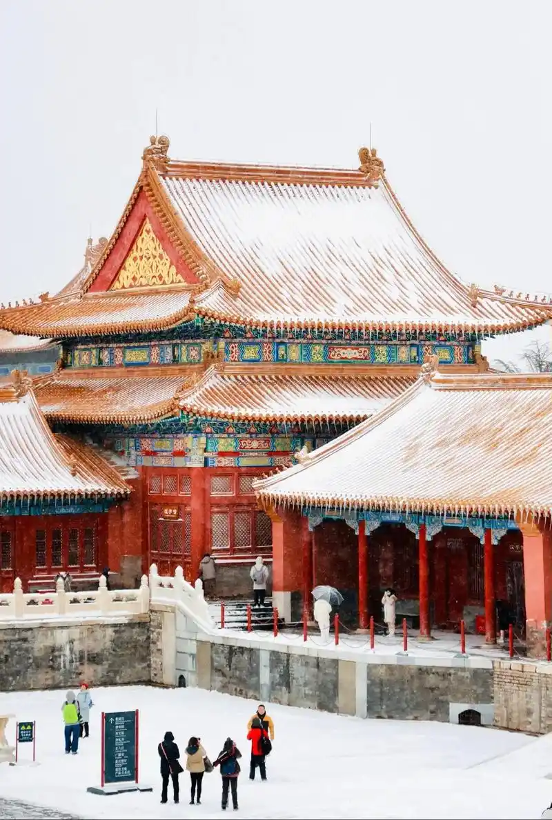 雪景(3)故宫有着怎样的前世今生?从皇宫到博物院 - 抖音