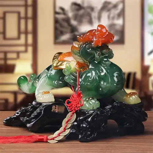 大号财运公貔貅右脚在前树脂艺术品开业礼品装饰摆件办公室前台客厅