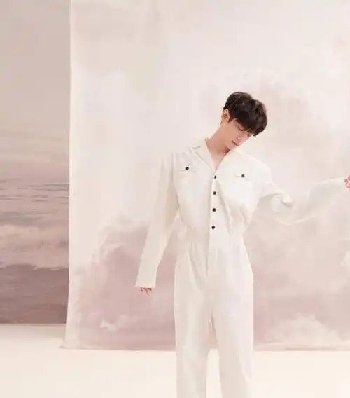 但是建议身高比例不够优秀的男生,尽量不要选择裤长太短的工装裤来