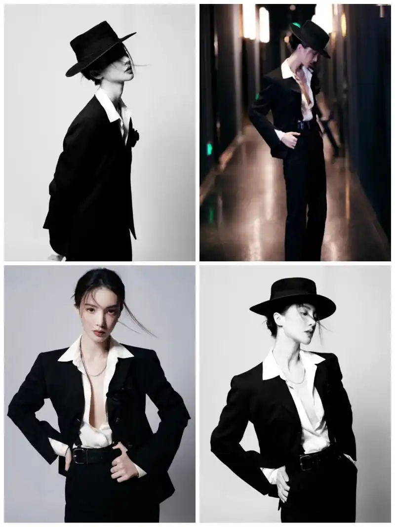 当女星们穿上西装,又a又酷!女生帅起来真没男生什么事儿