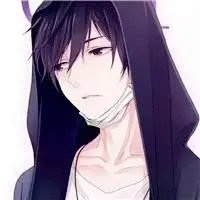 帅气的二次元男生头像戴口罩的图片