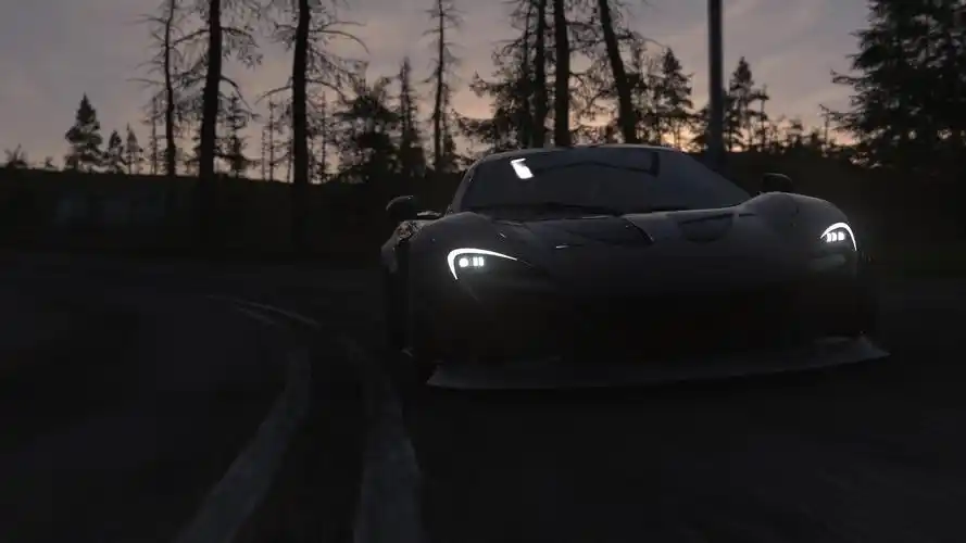 黑色超跑汽车图片桌面壁纸