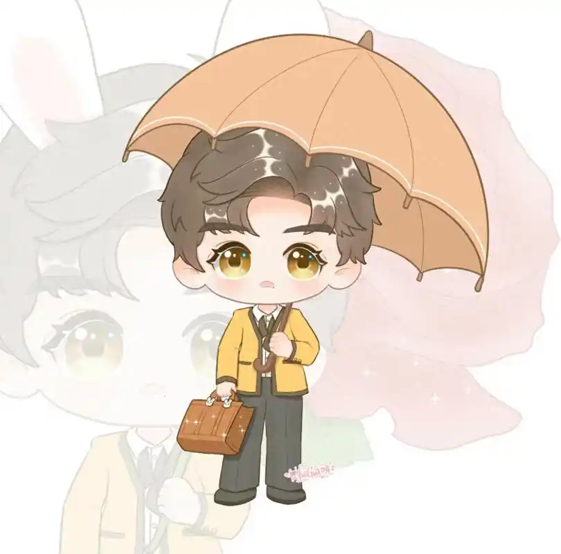 肖战头像,卡通版的肖战,太萌了