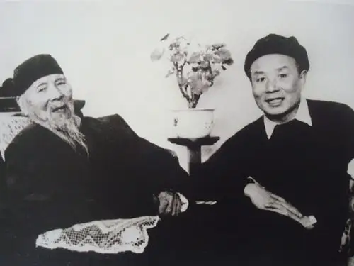 李可染见齐白石老人并成为他的学生,得益于徐悲鸿的引荐,从此齐李师徒