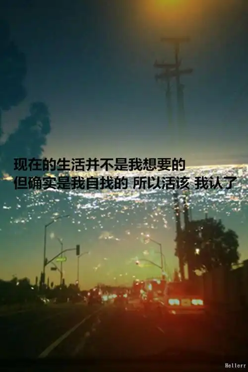 iphone5壁纸,hellerr,插画,治愈,文字现在的生活并不是我想要的 但