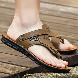 2022新款凉鞋男夹趾两用个性防滑拖鞋男夹脚夏季室外穿男士沙滩鞋