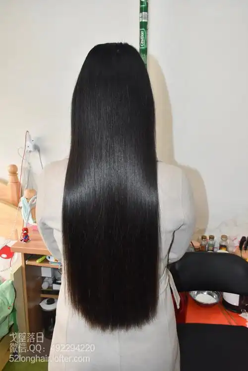 戈壁落日370#美女剪下黑长直-戈壁落日