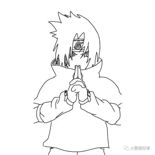 佐助简笔画 佐助简笔画帅气