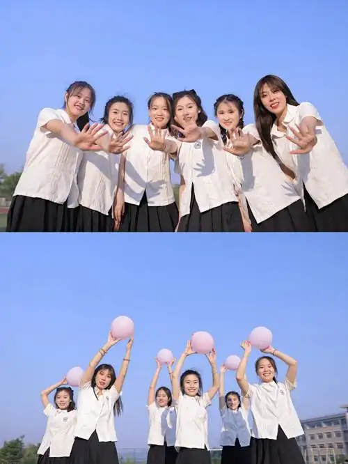 六人宿舍毕业照姿势分享鲁东大学