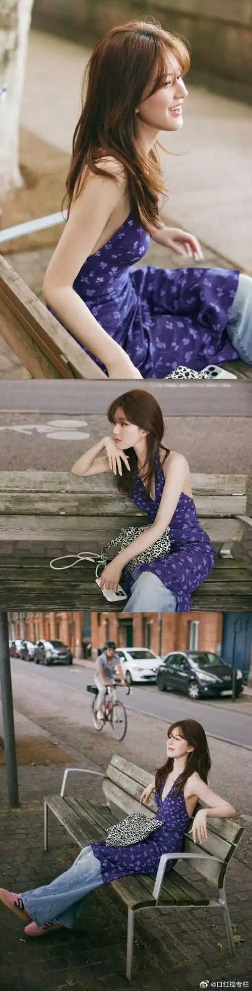 赵露思##赵露思巴黎街头plog##赵露思的化妆师是自己