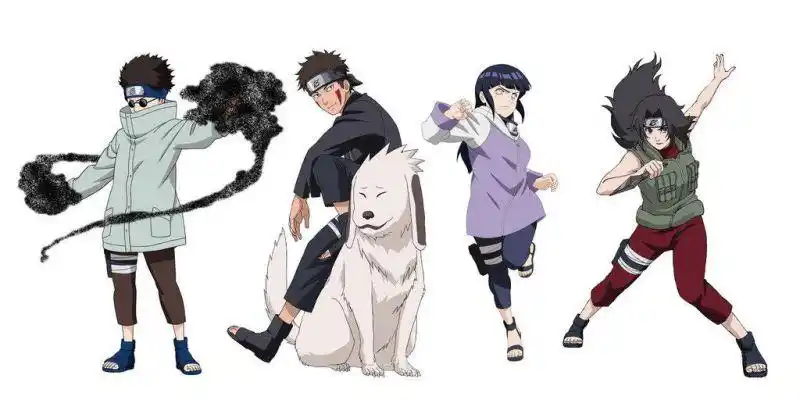 《火影忍者》中第八班的几位人人物