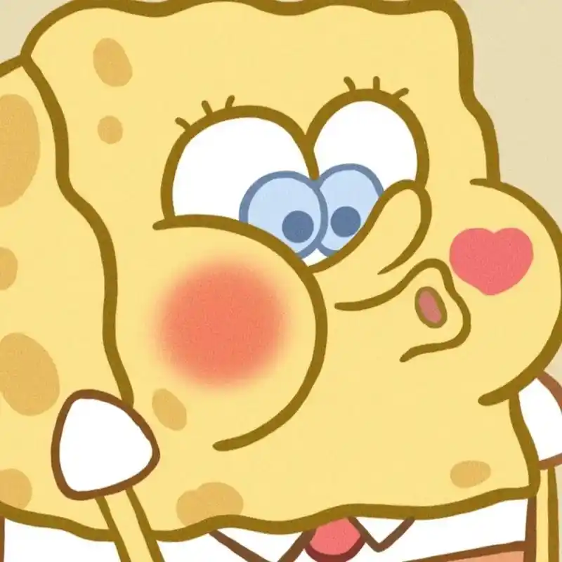 情侣头像海绵宝宝粉看过来