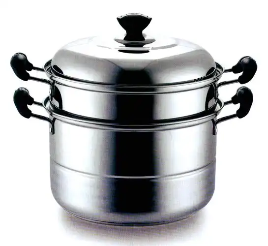 名称: a型钢盖 潮宝欧式二层蒸锅(复底)24cm-32cm