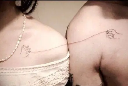 创意的21款情侣成对小纹身图案