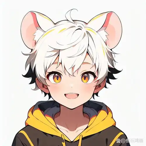 男生头像十二生肖-鼠你最可爱