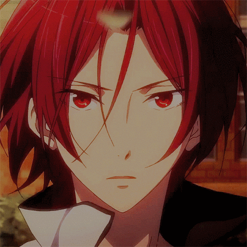 红发少年gif落叶gif眼神gif吹风gif