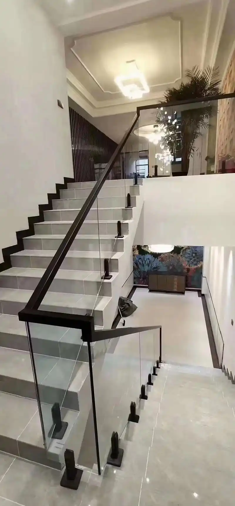 包安装 包材料一站式服务 全包价398一米 (含不锈钢玻璃脚座,12厘钢化