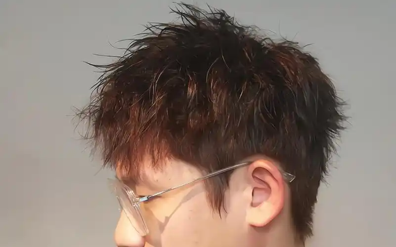 男生男士发型,前刺帅气凌乱感