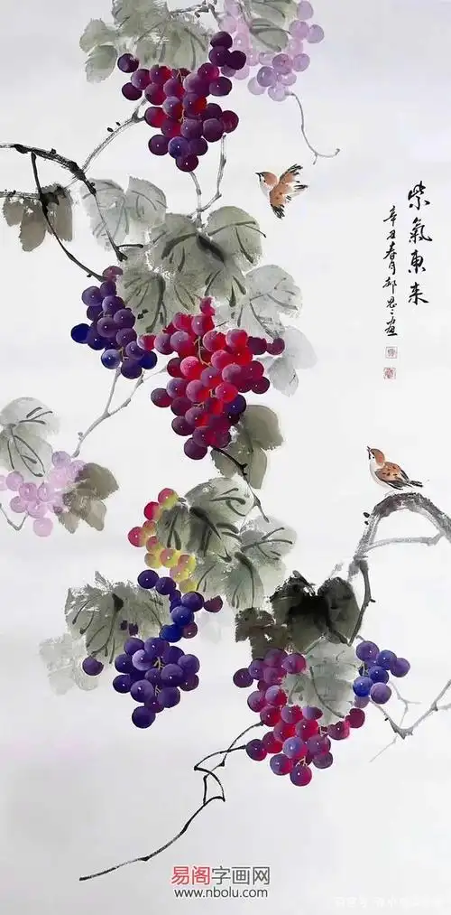 画家郝思思:才貌双全,创作出被人民日报刊登的国画写意葡萄