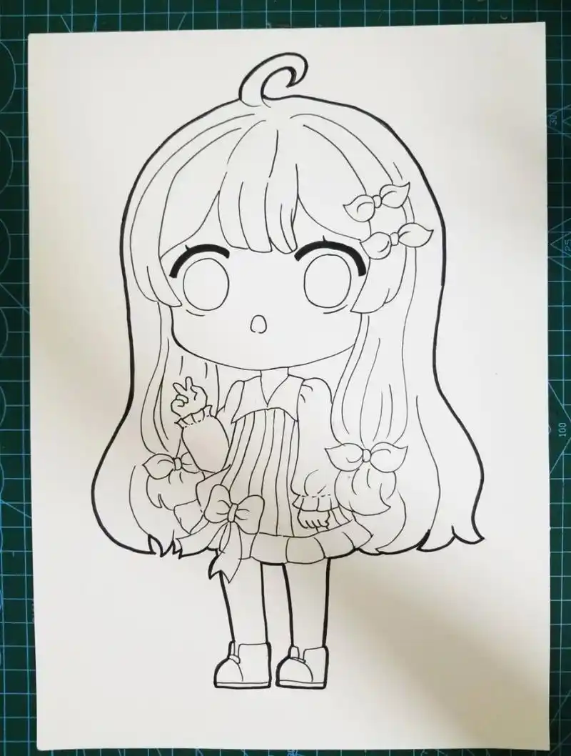 看图你就知道了…… 笔:东亚水彩笔 纸:马克笔专用纸 #马克笔简笔画