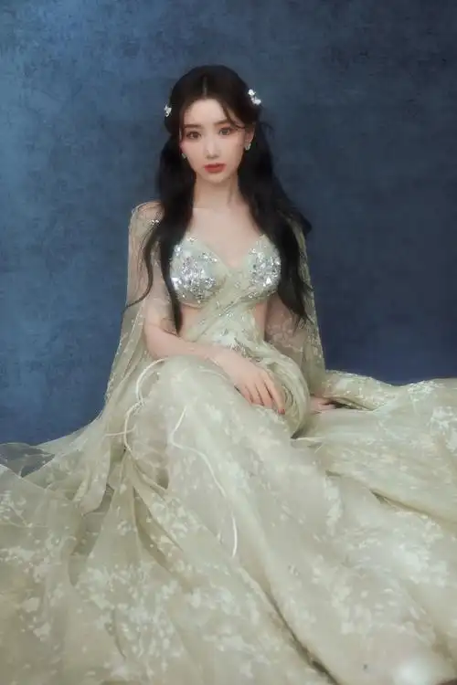 毛晓彤国风公主裙##2024网络视听盛典##今天很不彤