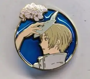 面具下的少年--夏目贵志!订做金属徽章定做胸针定制勋章胸章个