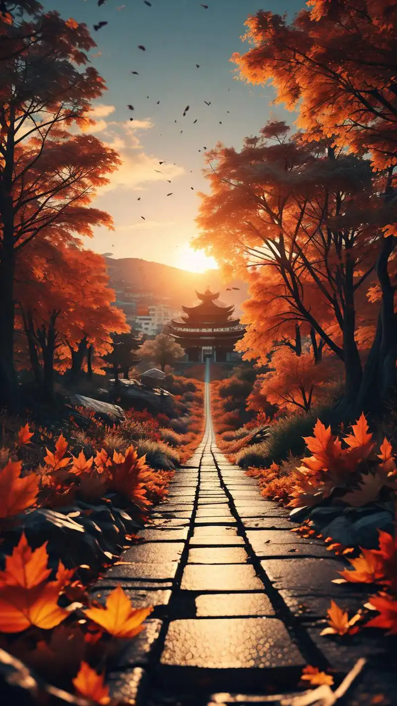 94伤感落叶壁纸,温暖你的心灵92 这组伤感落叶壁纸,如同秋日里