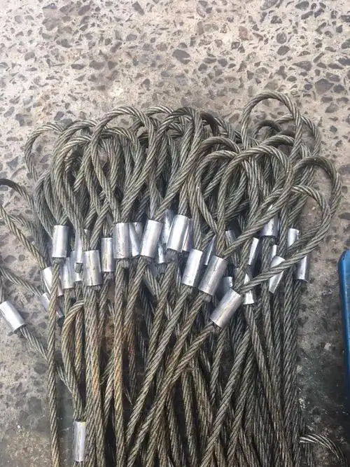 定制适用压制钢丝绳索具起重工具起重钢丝绳吊具吊车吊机行车起重机用