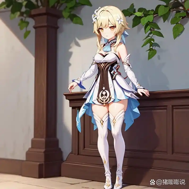 ai绘画原神旅行者荧 荧图片壁纸