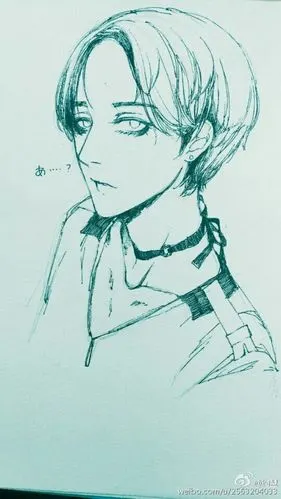 手绘侵删漫画男