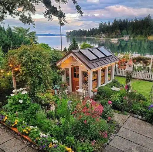 26例田园风花园庭院设计实景图片自然唯美