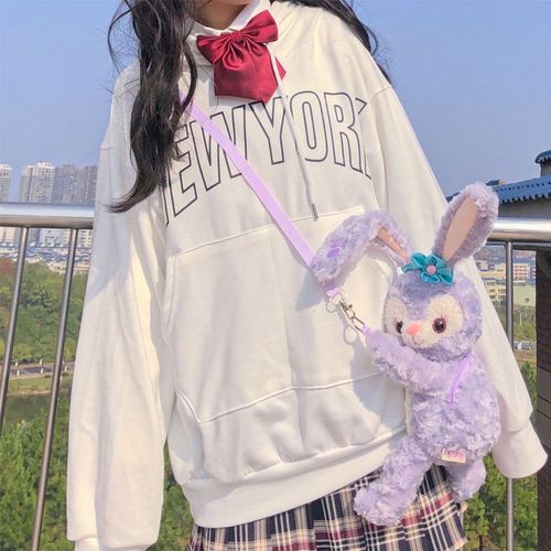 毛绒绒兔子百搭可爱单肩斜挎lolita软妹小包包少女心学生洛丽塔